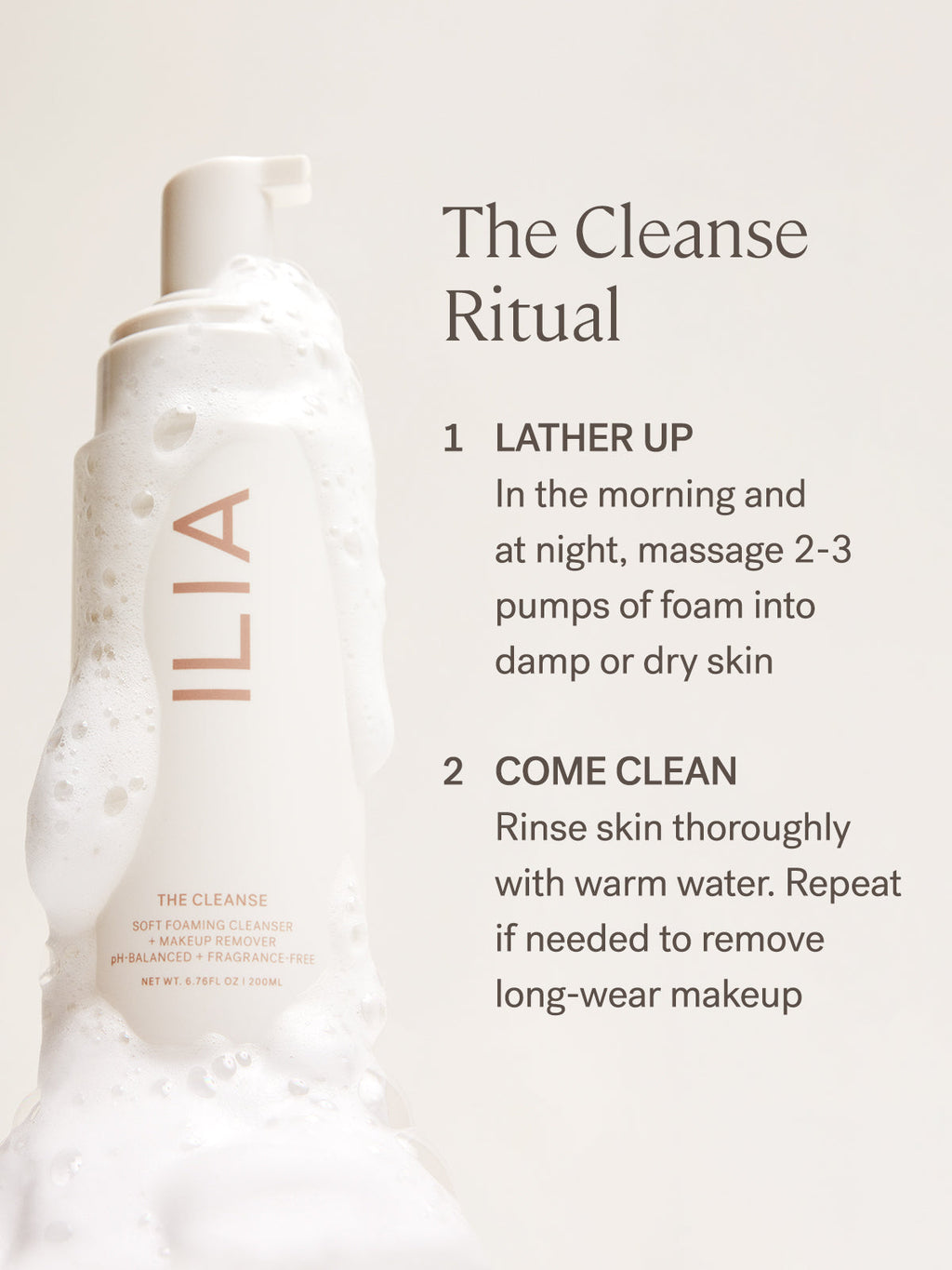 The Cleanse Soft Foaming Cleanser | Fresh Routine Favorite
