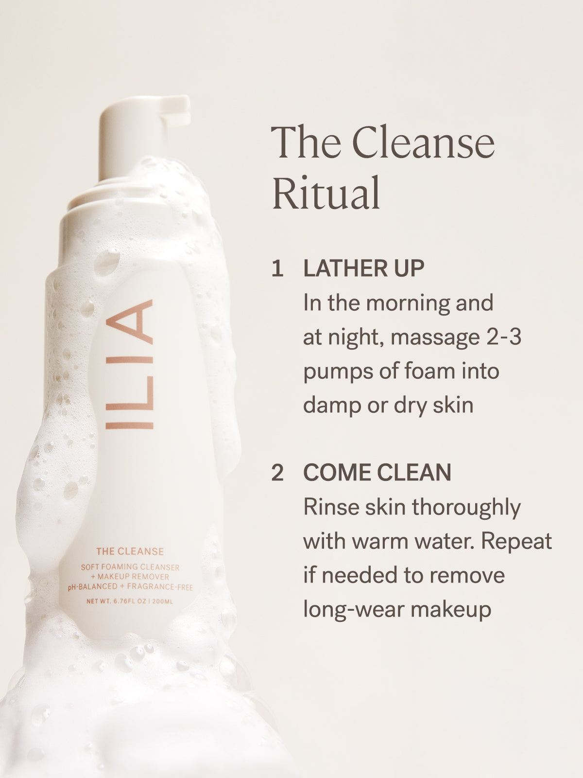 The Cleanse Soft Foaming Cleanser | Fresh Routine Favorite